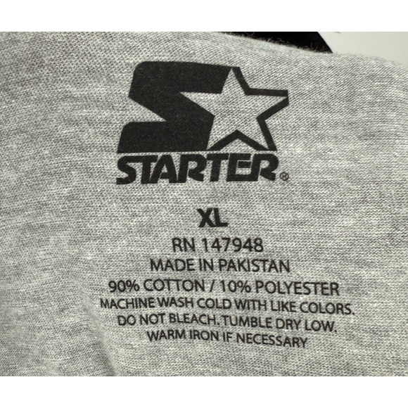 Starter Men's T-Shirt Chiefs Vs Charges Gameday Matchup 2021 Grey Size XL - Picture 6 of 6